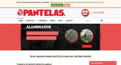 Desktop Screenshot of pantelas.com.br