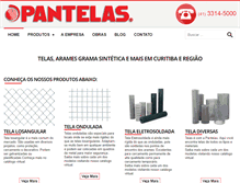 Tablet Screenshot of pantelas.com.br